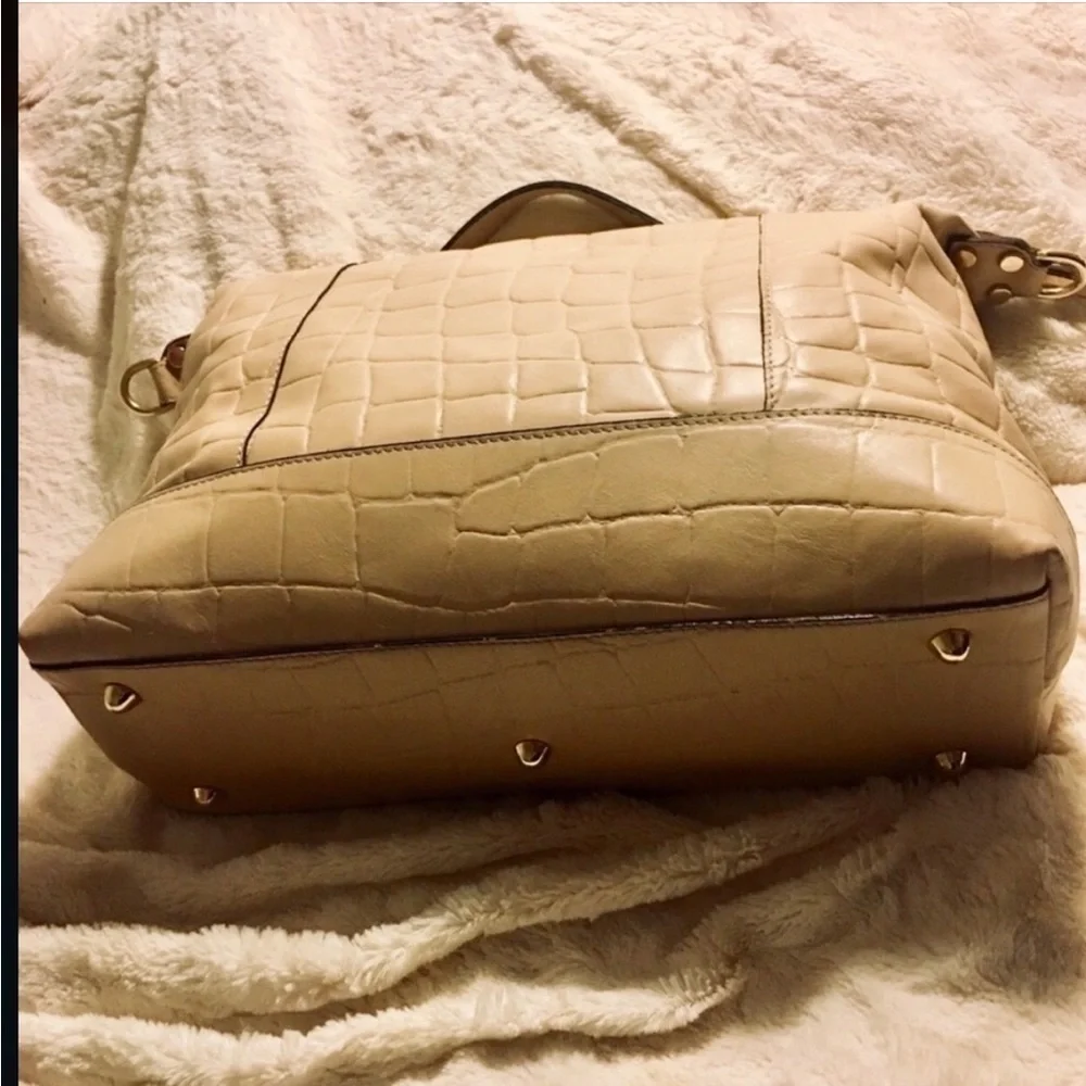 Albert Bellucci Genuine Croc embossed leather